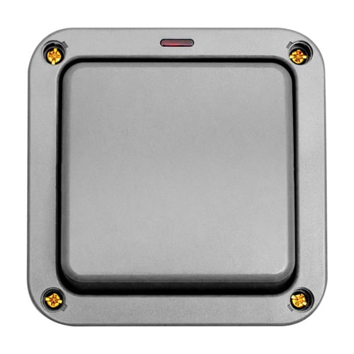 Eurolite WP3012 Utility 1-Gang Switch - Grey (LEAD TIME: 2-3 DAYS)