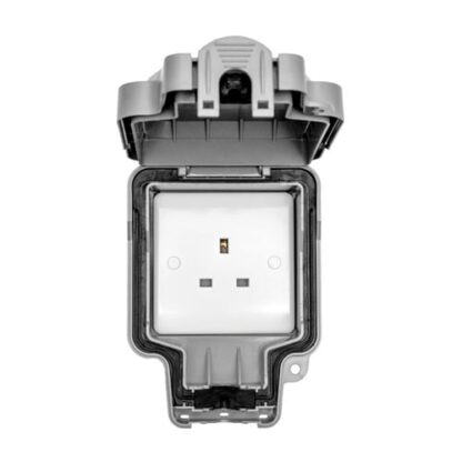 Eurolite WP4030 Utility 1-Gang Unswitched Socket - Grey (LEAD TIME: 2-3 DAYS)