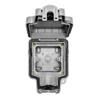 Eurolite WP8613 Utility 1-Gang Enclosure - Grey (LEAD TIME: 2-3 DAYS)