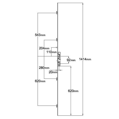 Yale 4 Hook Patio Door Lock - Image 2