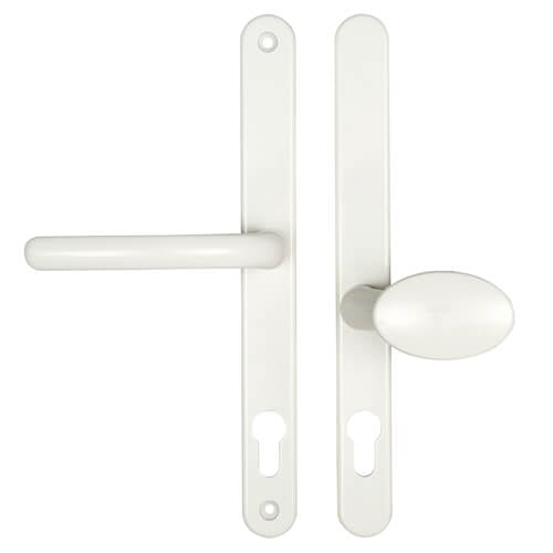 Fab & Fix Blenheim Lever Moveable Pad UPVC Multipoint Door Handles - 92mm/62mm PZ Sprung 240mm Screw Centres - Image 6