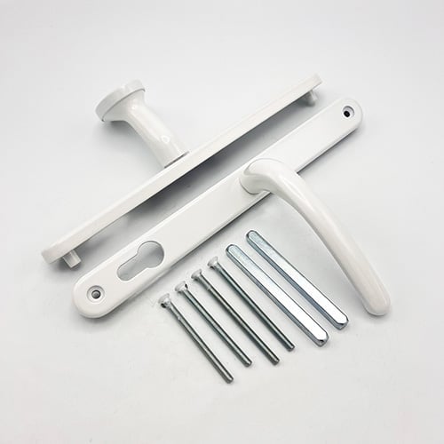 Fab & Fix Blenheim Lever Moveable Pad UPVC Multipoint Door Handles - 92mm/62mm PZ Sprung 240mm Screw Centres - Image 8