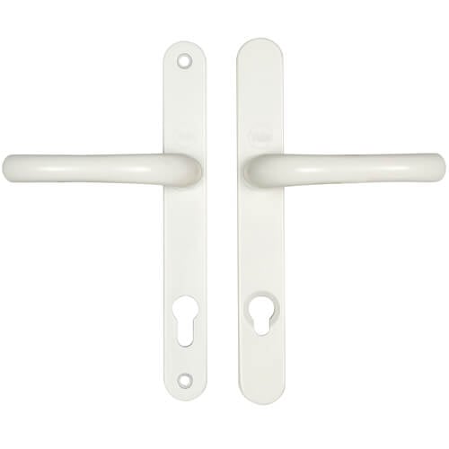 Yale PAS24 Lever Lever UPVC Multipoint Door Handles -  92mm PZ Sprung 215mm Screw Centres - Image 2