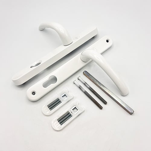 Yale PAS24 Lever Lever UPVC Multipoint Door Handles -  92mm PZ Sprung 215mm Screw Centres - Image 4