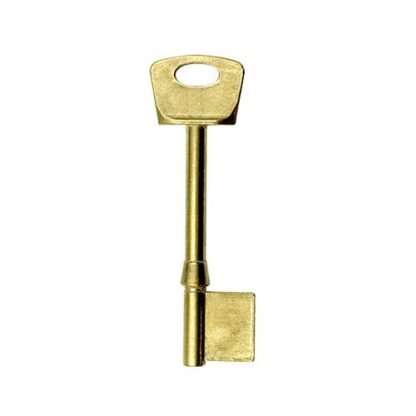 Zoo ZCRD Genuine British Standard Mortice Key Blank PB
