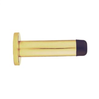 Carlisle Brass AA21 Cylinder Pattern Door Stop with Rose (LEAD TIME: 2-3 DAYS)
