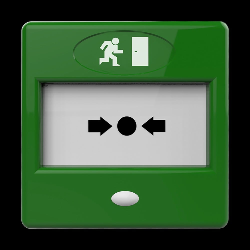CQR AFP3/GR/DP FP3 Manual Call Point Resettable Double Pole - Green (LEAD TIME: 2-3 DAYS) - Image 2