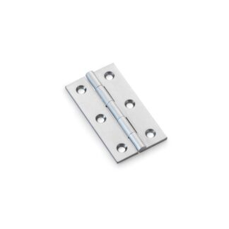 Alexander & Wilks AW064-CH-SC Solid Brass Butt Hinge - Satin Chrome 25" (LEAD TIME: 2-3 DAYS)