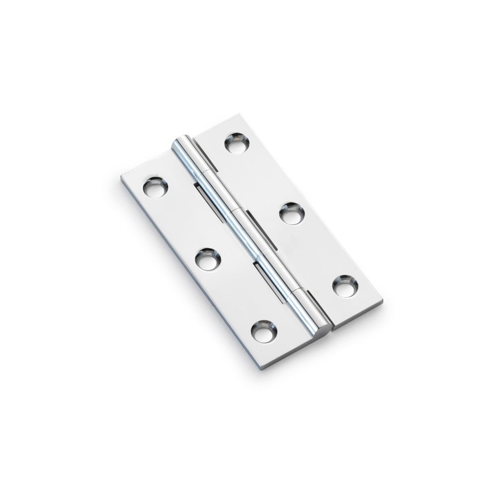 Alexander & Wilks AW075-CH-PC Solid Brass Butt Hinge - Polished Chrome 3" (LEAD TIME: 2-3 DAYS)