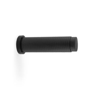Alexander & Wilks AW600-75-BL Brunel Knurled Door Stop Black (LEAD TIME: 2-3 DAYS)
