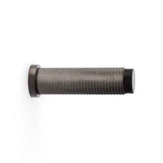 Alexander & Wilks AW600-75-DBZPVD Brunel Knurled Door Stop - Dark Bronze PVD (LEAD TIME: 2-3 DAYS)