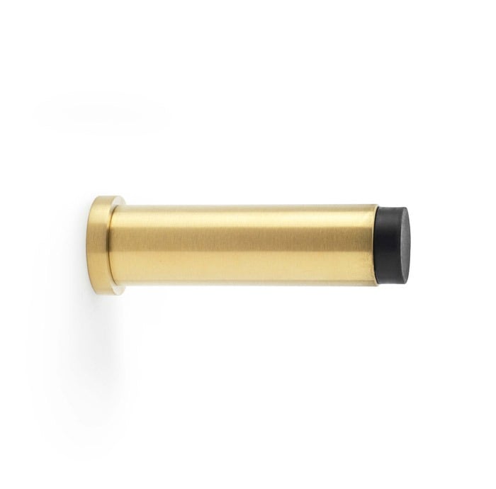 Alexander & Wilks AW601-75-SBPVD Plain Projection Cylinder Door Stop - Satin Brass PVD (LEAD TIME: 2-3 DAYS)