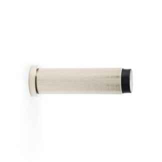 Alexander & Wilks AW602-75-PNPVD Reeded Projection Door Stop - Polished Nickel PVD (LEAD TIME: 2-3 DAYS)
