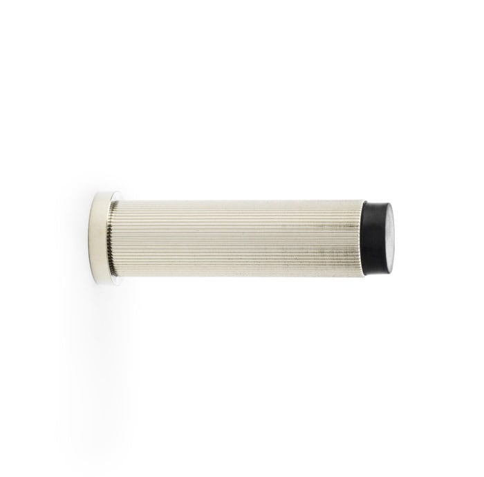 Alexander & Wilks AW602-75-PNPVD Reeded Projection Door Stop - Polished Nickel PVD (LEAD TIME: 2-3 DAYS)