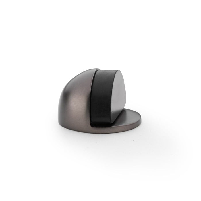Alexander & Wilks AW631DBZ Shield Floor Mounted Door Stop - Dark Bronze (LEAD TIME: 2-3 DAYS)