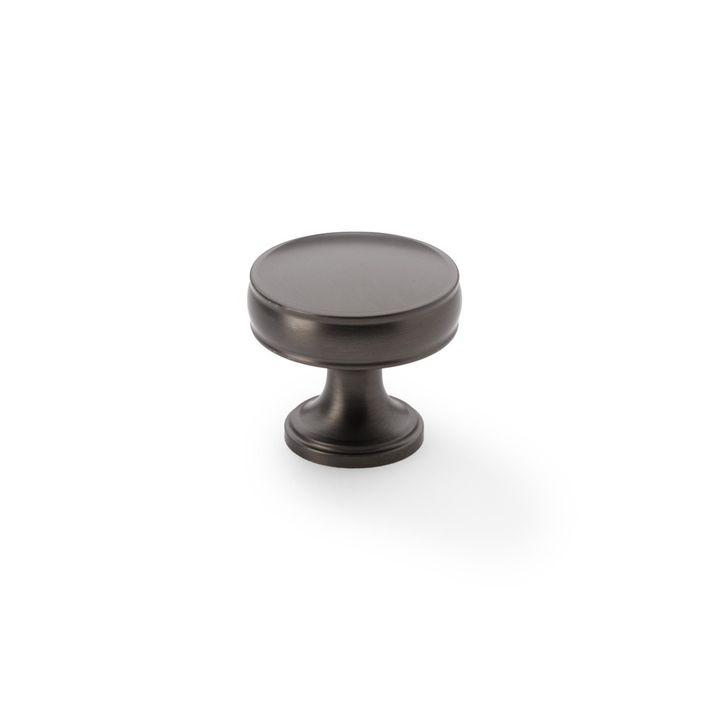 Alexander & Wilks AW808-32-DBZ Lynd Cupboard Knob - Dark Bronze 32mm (LEAD TIME: 2-3 DAYS)