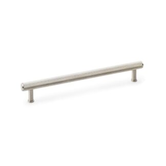 Alexander & Wilks AW809-224-SN Crispin Knurled T Bar Cupboard Pull Handle - Satin Nickel 224mm (LEAD TIME: 2-3 DAYS)
