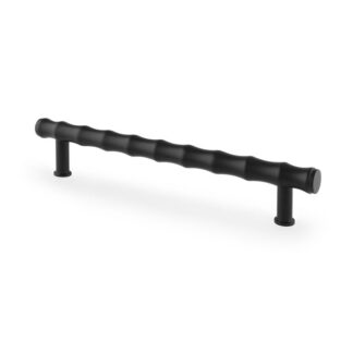 Alexander & Wilks AW809B-160-BL Crispin Bamboo T Bar Cupboard Pull Handle Black (LEAD TIME: 2-3 DAYS)