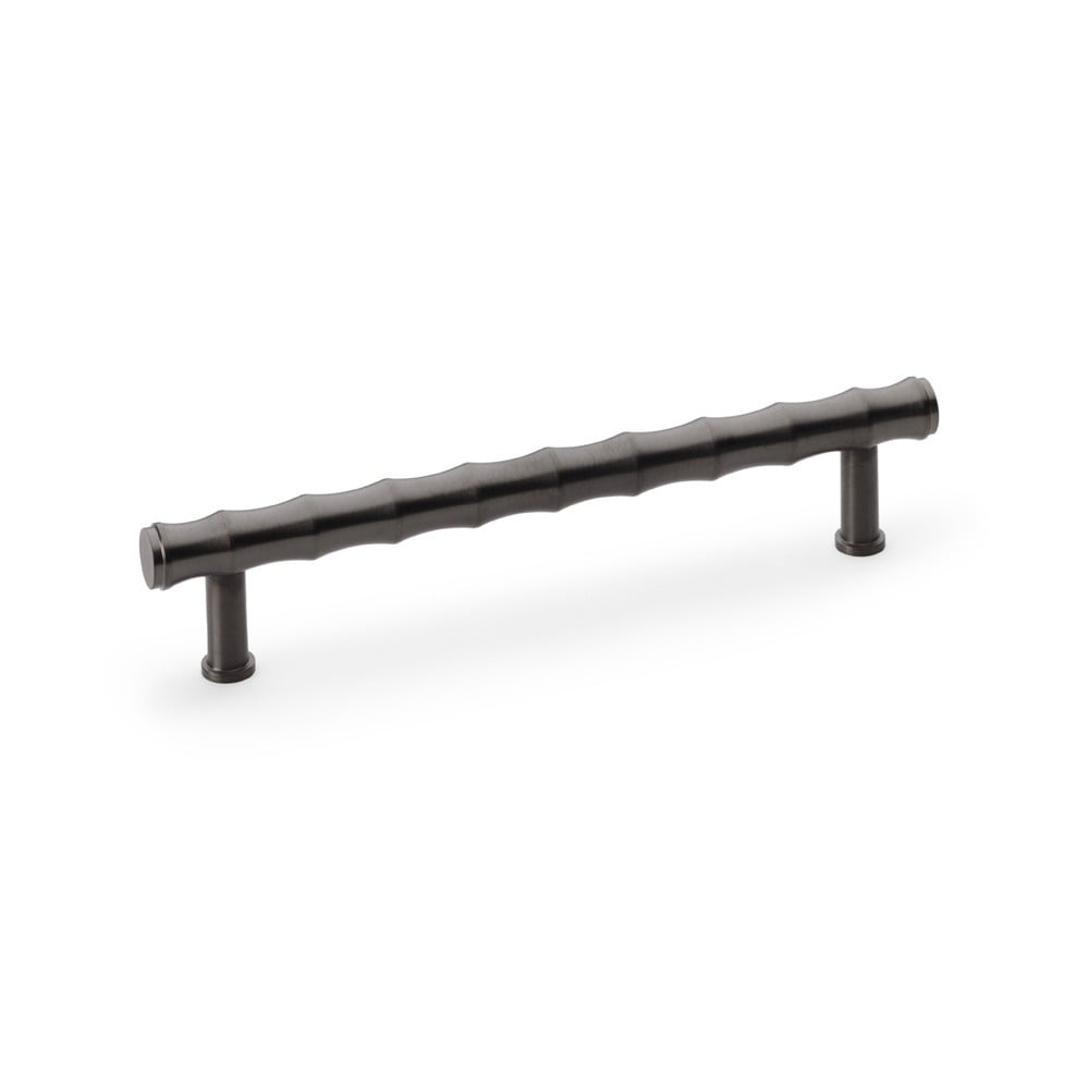 Alexander & Wilks AW809B-160-DBZPVD Crispin Bamboo T Bar Cupboard Pull Handle - Dark Bronze PVD (LEAD TIME: 2-3 DAYS)