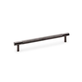Alexander & Wilks AW810-160-DBZPVD Brunel Knurled T Bar Cupboard Handle - Dark Bronze PVD Centres 160mm (LEAD TIME: 2-3 DAYS)