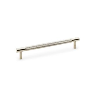 Alexander & Wilks AW810-160-SN Brunel Knurled T Bar Cupboard Handle - Satin Nickel Centres 160mm (LEAD TIME: 2-3 DAYS)