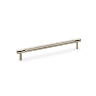 Alexander & Wilks AW810-192-SN Brunel Knurled T Bar Cupboard Handle - Satin Nickel Centres 192mm (LEAD TIME: 2-3 DAYS)