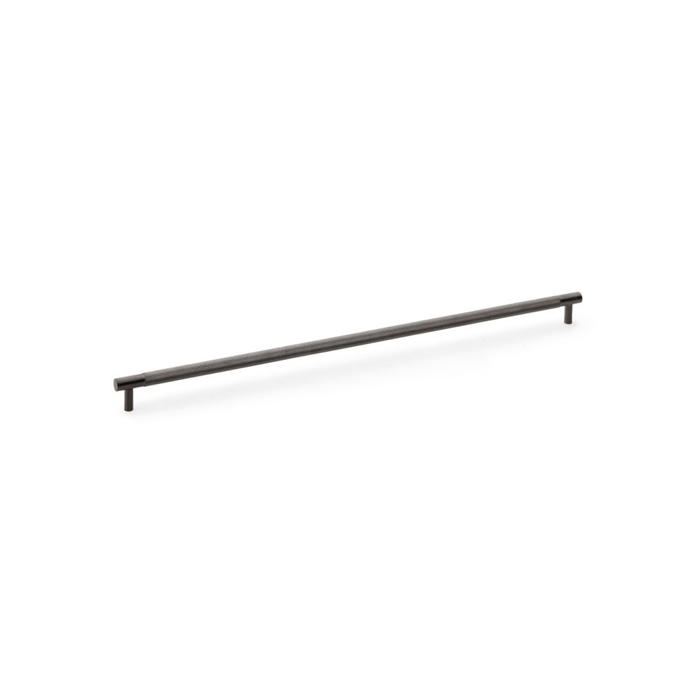 Alexander & Wilks AW810-448-DBZPVD Brunel Knurled T Bar Cupboard Handle - Dark Bronze PVD Centres 448mm (LEAD TIME: 2-3 DAYS)