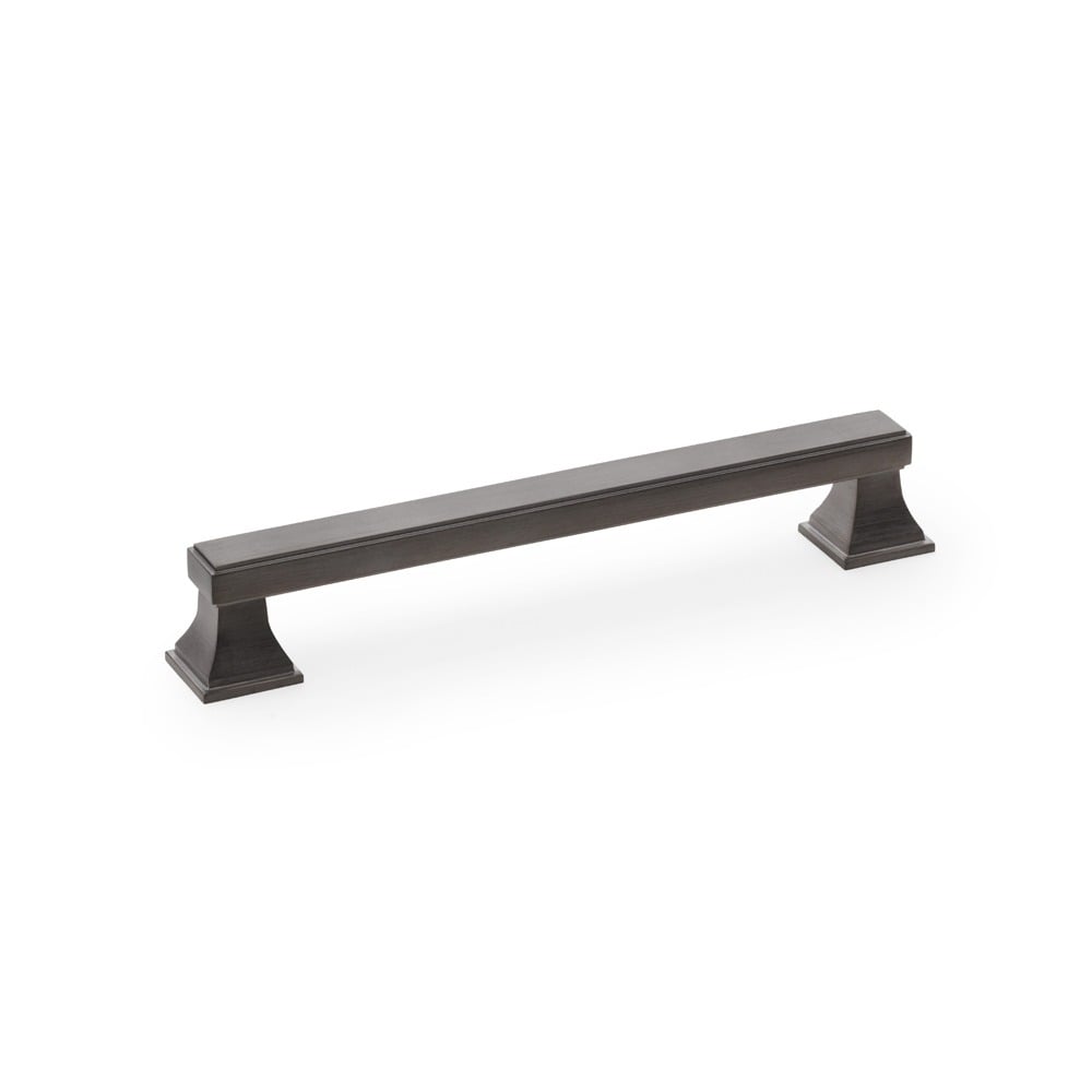 Alexander & Wilks AW813-160-DBZPVD Jesper Square Cabinet Pull Handle - Dark Bronze PVD Centres 160mm (LEAD TIME: 2-3 DAYS)