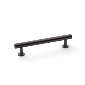 Alexander & Wilks AW814-128-DBZ Round T Bar Cabinet Pull Handle - Dark Bronze 128mm (LEAD TIME: 2-3 DAYS)