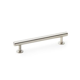 Alexander & Wilks AW814-128-SN Round T Bar Cabinet Pull Handle - Satin Nickel 128mm (LEAD TIME: 2-3 DAYS)