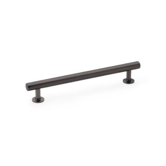 Alexander & Wilks AW814-160-DBZ Round T Bar Cabinet Pull Handle - Dark Bronze 160mm (LEAD TIME: 2-3 DAYS)