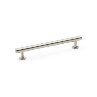 Alexander & Wilks AW814-160-SN Round T Bar Cabinet Pull Handle - Satin Nickel 160mm (LEAD TIME: 2-3 DAYS)