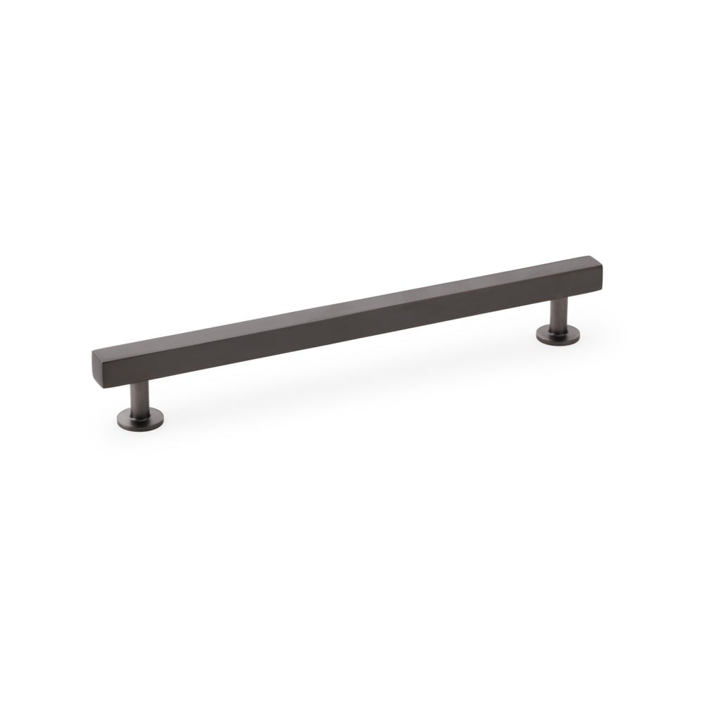 Alexander & Wilks AW815-192-DBZ Square T Bar Cabinet Pull Handle - Dark Bronze 192mm (LEAD TIME: 2-3 DAYS)