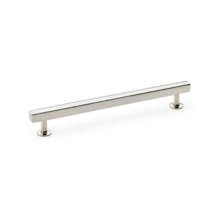 Alexander & Wilks AW815-192-PN Square T Bar Cabinet Pull Handle - Polished Nickel 192mm (LEAD TIME: 2-3 DAYS)