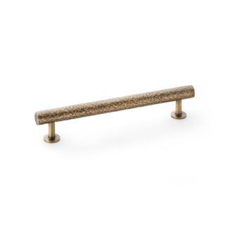 Alexander & Wilks AW817-160-AB Leila Hammered Cabinet Pull - Antique Brass (LEAD TIME: 2-3 DAYS)