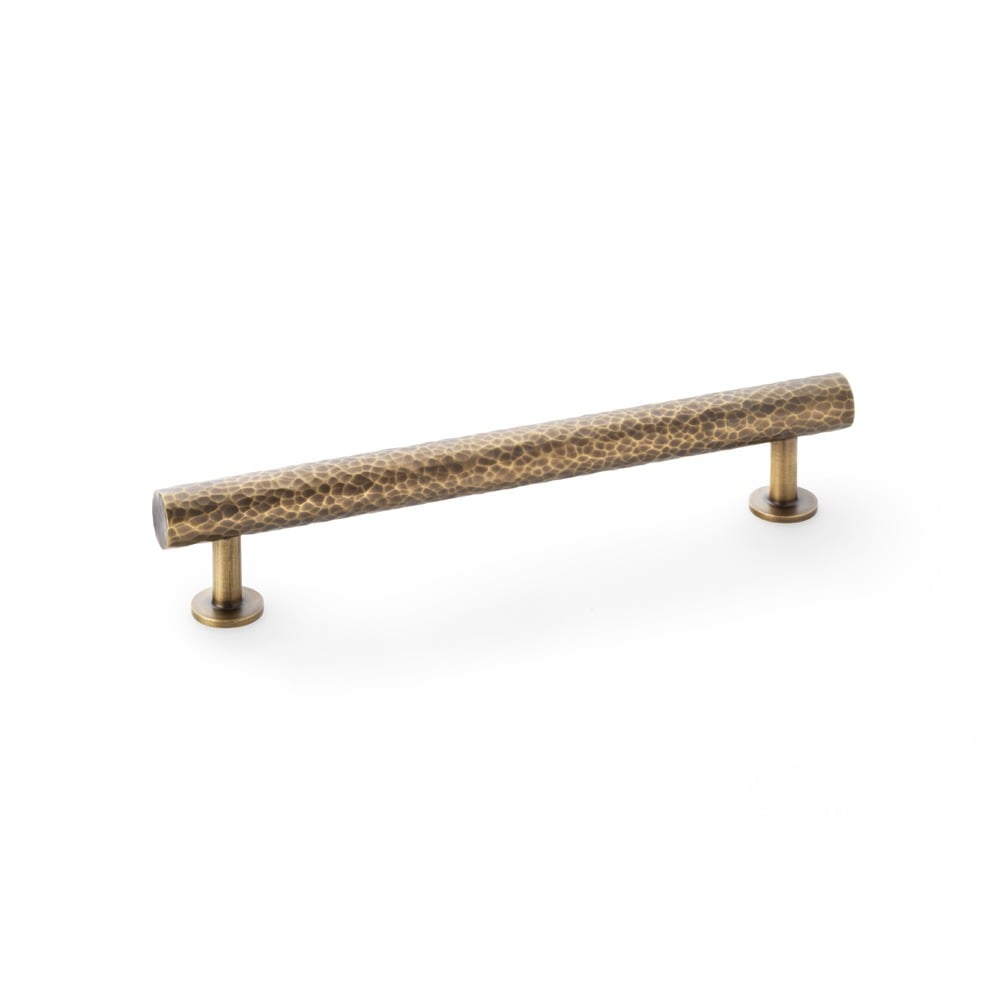 Alexander & Wilks AW817-160-AB Leila Hammered Cabinet Pull - Antique Brass (LEAD TIME: 2-3 DAYS)