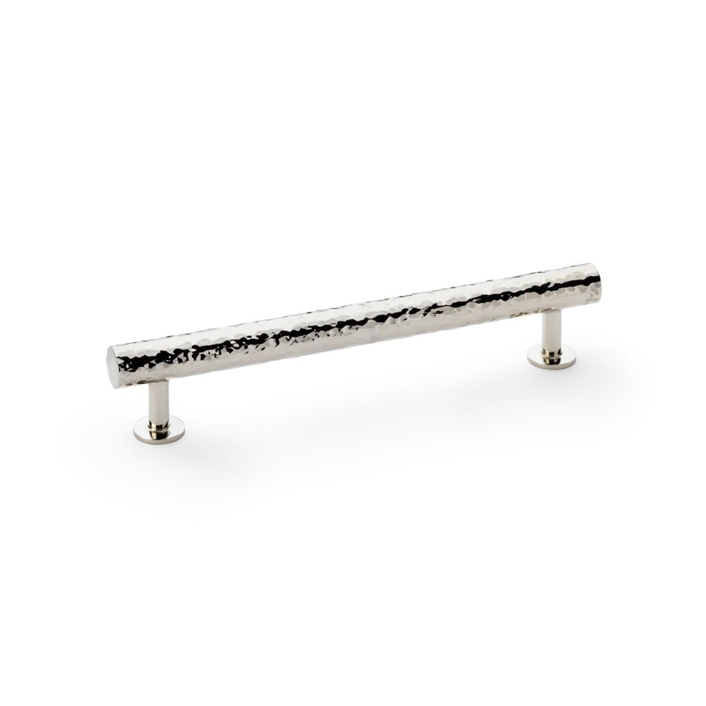 Alexander & Wilks AW817-160-PN Leila Hammered Cabinet Pull - Polished Nickel (LEAD TIME: 2-3 DAYS)