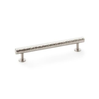 Alexander & Wilks AW817-160-SN Leila Hammered Cabinet Pull - Satin Nickel (LEAD TIME: 2-3 DAYS)