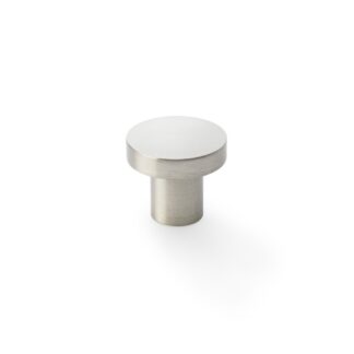 Alexander & Wilks AW821-30-SN Hanover Plain Cupboard Knob - Satin Nickel Knob 30mm (LEAD TIME: 2-3 DAYS)