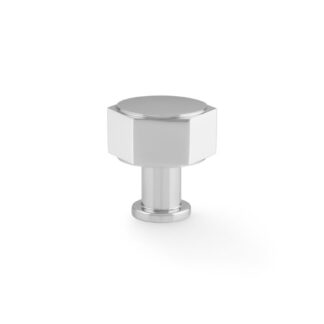 Alexander & Wilks AW828-33-PC Vesper Hex Cabinet Knob - Polished Chrome (LEAD TIME: 2-3 DAYS)