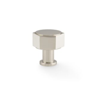 Alexander & Wilks AW828-33-PN Vesper Hex Cabinet Knob - Polished Nickel (LEAD TIME: 2-3 DAYS)