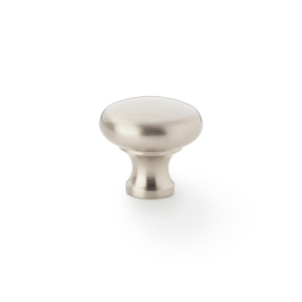 Alexander & Wilks AW836-32-SN Wade Round Cupboard Knob - Satin Nickel 32mm (LEAD TIME: 2-3 DAYS)