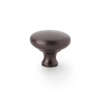 Alexander & Wilks AW836-38-DBZ Wade Round Cupboard Knob - Dark Bronze 38mm (LEAD TIME: 2-3 DAYS)