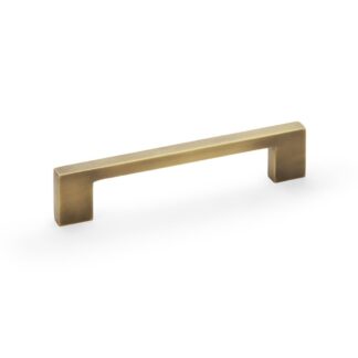 Alexander & Wilks AW837-128-AB Marco Cupboard Pull Handle - Antique Brass 128mm (LEAD TIME: 2-3 DAYS)