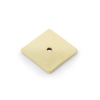 Alexander & Wilks AW893-38-SBPVD Quantock Square Backplate - Satin Brass PVD (LEAD TIME: 2-3 DAYS)