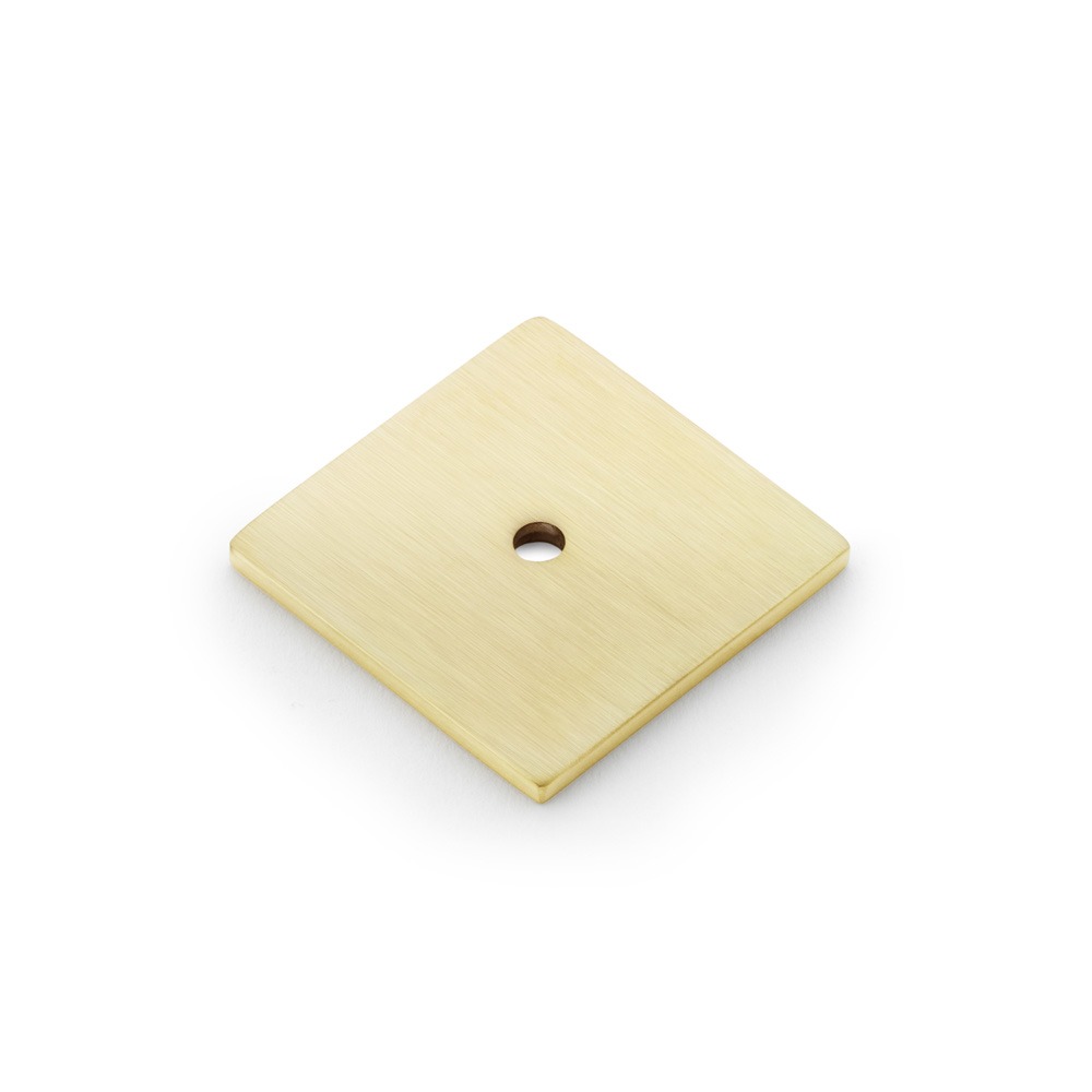 Alexander & Wilks AW893-38-SBPVD Quantock Square Backplate - Satin Brass PVD (LEAD TIME: 2-3 DAYS)