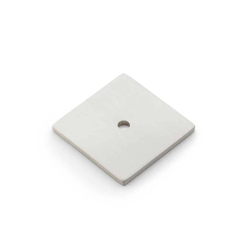 Alexander & Wilks AW893-38-SN Quantock Square Backplate - Satin Nickel (LEAD TIME: 2-3 DAYS)
