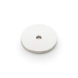 Alexander & Wilks AW895-30-PN Circular Backplate - Polished Nickel Diameter 30mm (LEAD TIME: 2-3 DAYS)