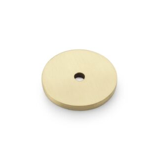 Alexander & Wilks AW895-30-SB Circular Backplate - Satin Brass Diameter 30mm (LEAD TIME: 2-3 DAYS)