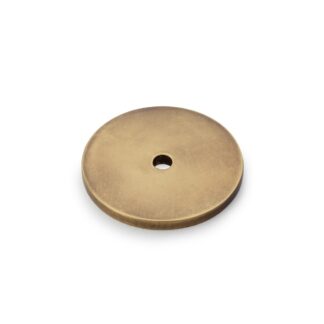 Alexander & Wilks AW895-35-ABZ Circular Backplate - Antique Brass Bronze Diameter 35mm (LEAD TIME: 2-3 DAYS)